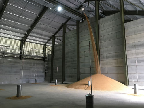 Grain storage systems - aeration system